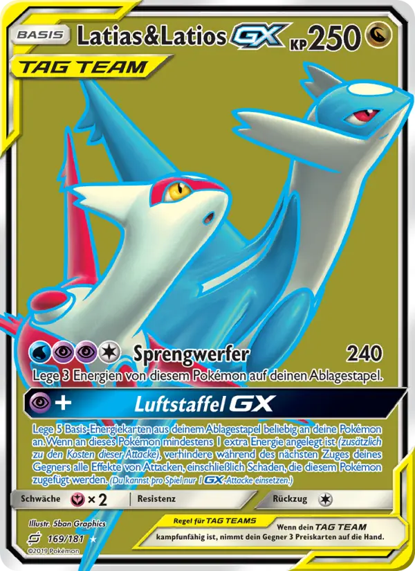 Latias & Latios GX #169 — Teams sind Trumpf