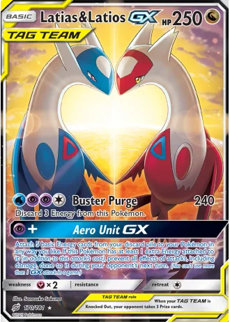 Latias & Latios GX #170 — Team Up