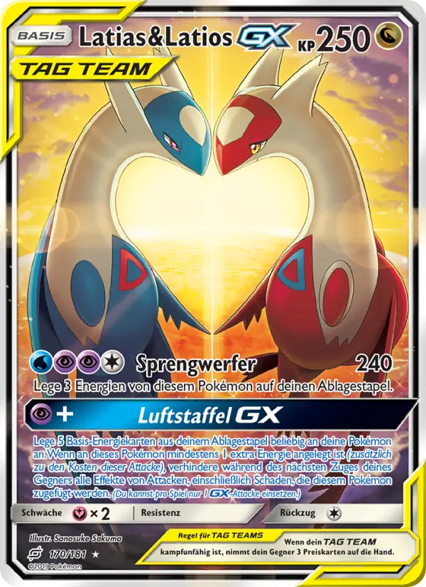Latias & Latios GX #170 — Teams sind Trumpf