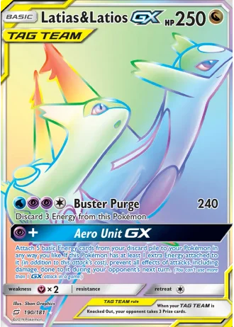 Latias & Latios GX #190/181 — Team Up