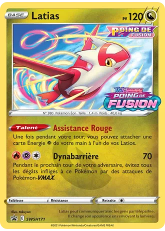 Latias SWSH171 — Épée & Bouclier Promos