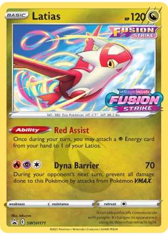 Latias SWSH171 — Sword & Shield Promos