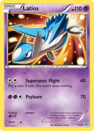 Latios #13 — XY trainer Kit (Latios)