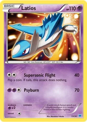 Latios #13/30 — XY trainer Kit (Latios)