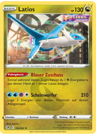 Latios #194/264 — Fusionsangriff