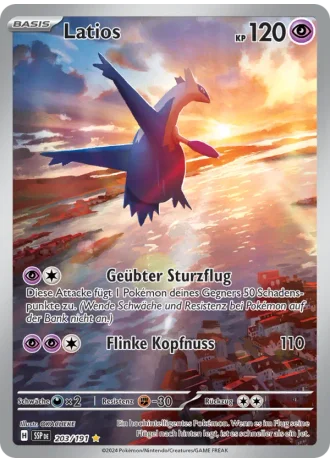 Latios #203/191 — Stürmische Funken