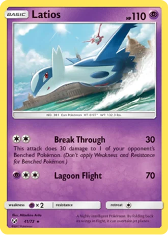Latios #41/73 — Shining Legends