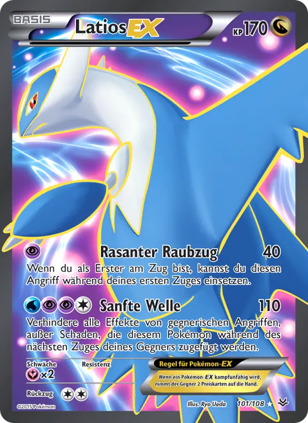 Latios EX #101 — Drachenleuchten