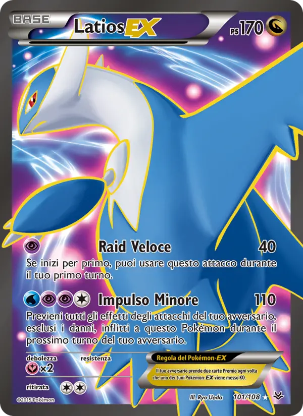 Latios EX #101 — Furie Volanti
