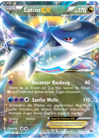 Latios EX #58/108 — Drachenleuchten