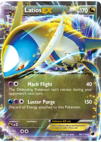 Latios EX #86/116 — Plasma Freeze