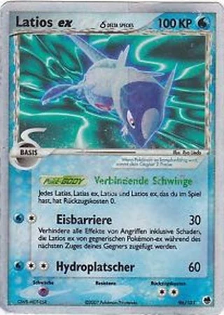 Latios ex #96 — EX Dragon Frontiers