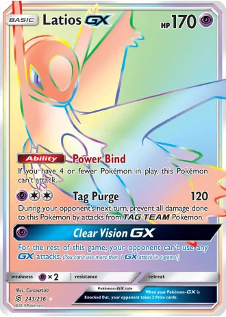 Latios GX #243/236 — Unified Minds