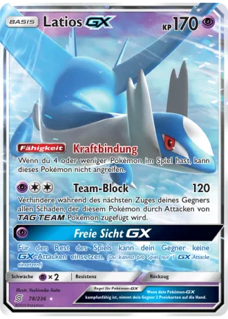 Latios GX #78 — Bund der Gleichgesinnten