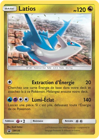 Latios SM136 — Soleil & Lune Promos