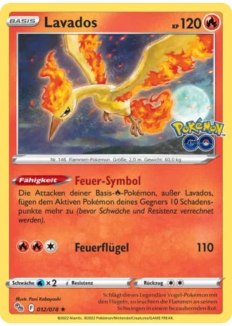 Lavados #012/78 — Pokémon GO