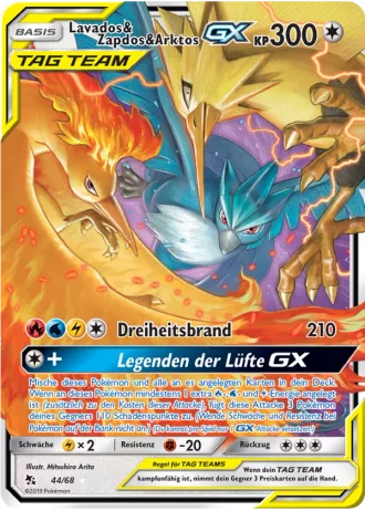 Lavados & Zapdos & Arktos GX #44 — Verborgenes Schicksal