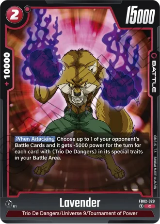 Lavender  FB02-028 — Blazing Aura (FB02)