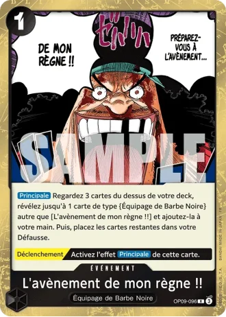 L'avènement de mon règne !! (OP09-096) (Reprint) — ONE PIECE CARD THE BEST vol.2 (PRB02)