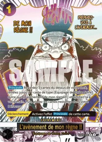 L'avènement de mon règne !! (OP09-096) (Special Rare) — ONE PIECE CARD THE BEST vol.2 (PRB02)