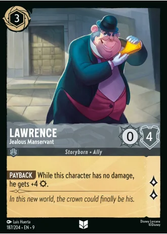 Lawrence - Jealous Manservant #187/204 — Fabled