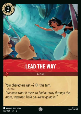 Lead the Way #129/204 — Azurite Sea