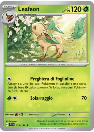 Leafeon #005/131 — Evoluzioni Prismatiche