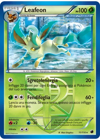 Leafeon #11/116 — Glaciazione Plasma