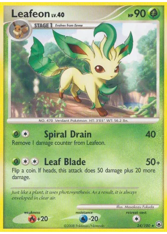 Leafeon #24/100 — Alba Suprema