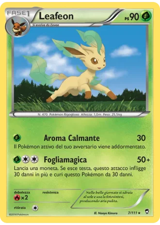 Leafeon #7/111 — Colpi Furiosi