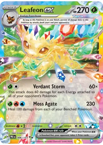 Leafeon ex #006/131 — Prismatic Evolutions