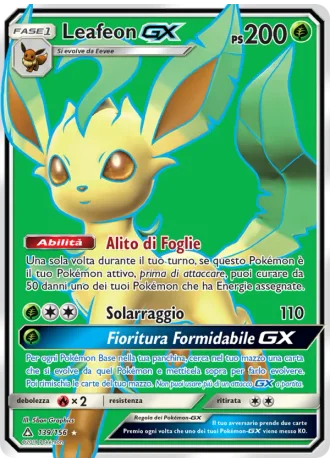 Leafeon GX #139/156 — Ultraprisma