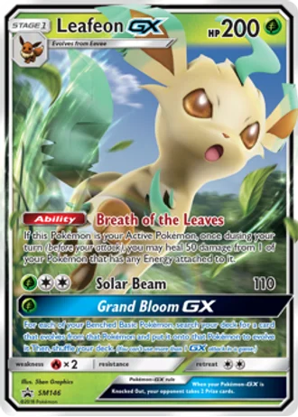 Leafeon GX SM146 — Sun & Moon Promos
