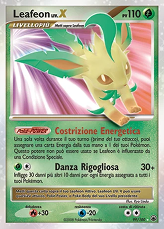 Leafeon LIV.X #99/100 — Alba Suprema
