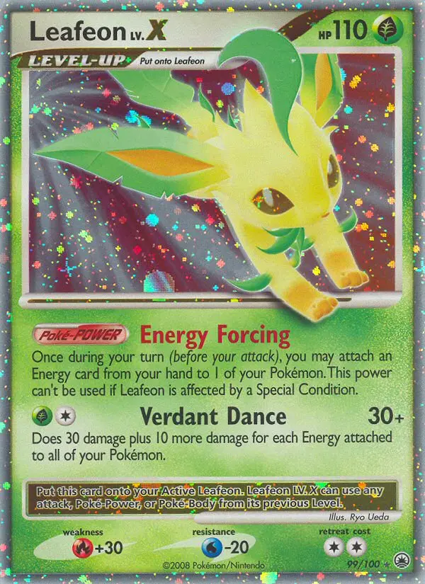 Leafeon LV.X #99 — Majestic Dawn