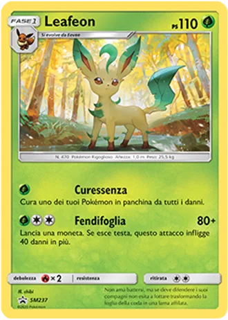 Leafeon SM237 — Sole e Luna Promos