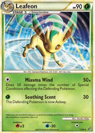 Leafeon (STAFF Prerelease) #17 — Undaunted