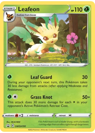 Leafeon SWSH191 — Sword & Shield Promos