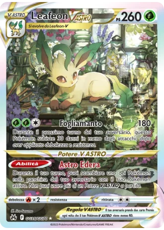 Leafeon V ASTRO GG35/70 — Galleria di Galar (Zenit Regale)