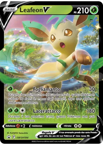 Leafeon V SWSH194 — Spada e Scudo Promos