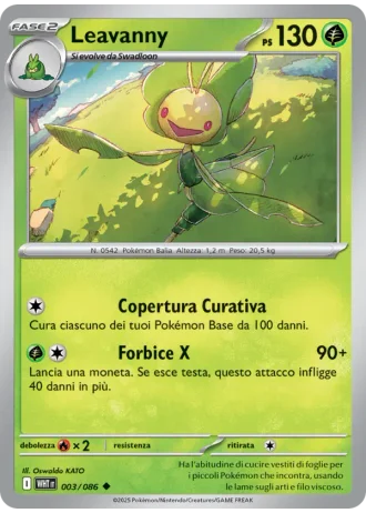 Leavanny #003/86 — Fuoco Bianco