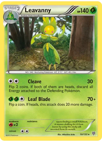 Leavanny #10/135 — Plasma Storm
