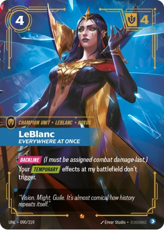 LeBlanc, Everywhere at Once #090/219 — Unleashed