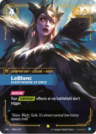 LeBlanc, Everywhere at Once #090a/219 — Unleashed