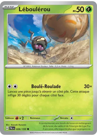 Léboulérou #026/193 — Évolutions à Paldea
