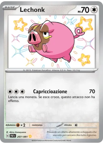 Lechonk #207 — Destino di Paldea
