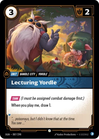Lecturing Yordle #087/298 — Origins