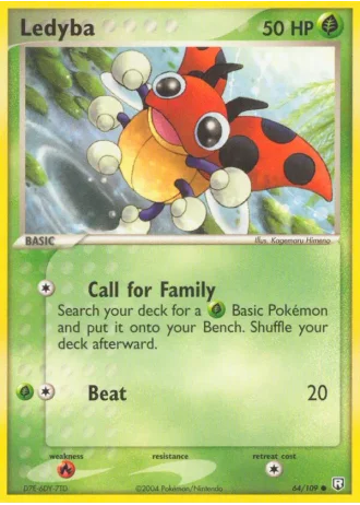 Ledyba #64/109 — Team Rocket Returns