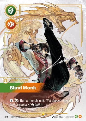 Lee Sin, Blind Monk #304*/298 — Origins