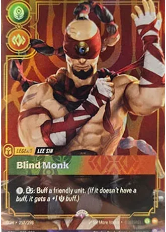 Lee Sin, Blind Monk #257/298 — Organized Play Promos